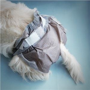 Hushpet 3D รั่วไหลของผ้าอ้อมสุนัขตัวเมียที่ใช้แล้วทิ้ง